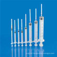 Medical 3 Parts Disposable Syringe with Needle